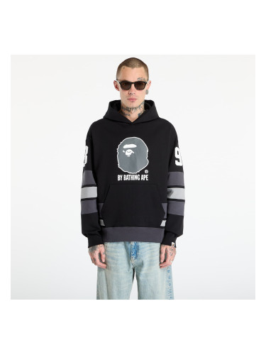 Суитшърт A BATHING APE Bape Pullover Hoodie UNISEX Black L