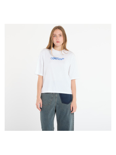 Тениска Off-White Cloudy Arrow Boxy Tee White/ Electric Blue XS