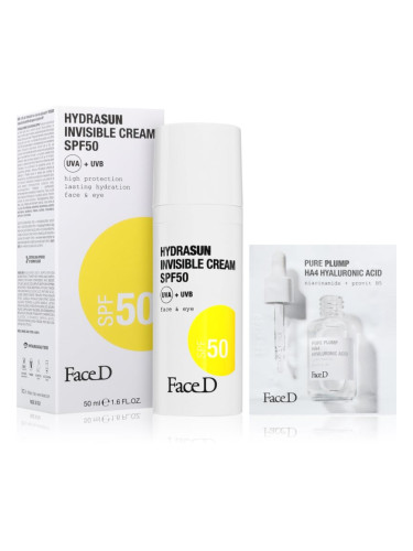 Face D Hydrasun слънцезащитен крем за лице SPF 50 50 мл.
