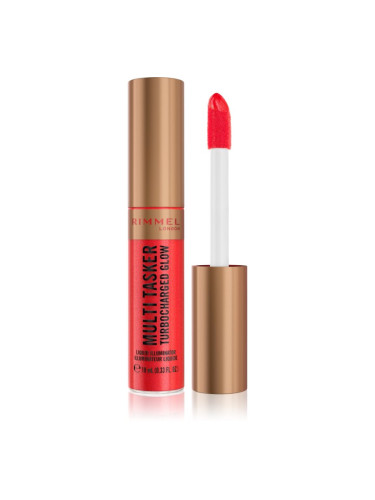 Rimmel Multi-Tasker Turbocharged Glow течен хайлайтър цвят 003 Main Character 10 мл.