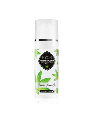 RYOR Cannabis Derma Care конопен коригиращ крем за проблемна кожа 50 мл.
