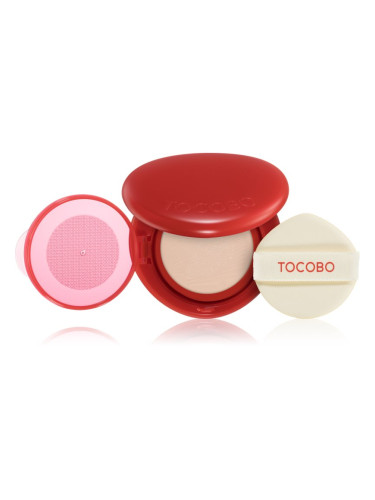 TOCOBO Apple Dewy Fit Cushion дълготраен грим в гъбичка SPF 50+ цвят 21C Peach 15 гр.
