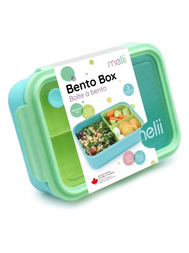 Melii Bento Box кутия за закуска Blue, Mint, Lime 1250 мл.