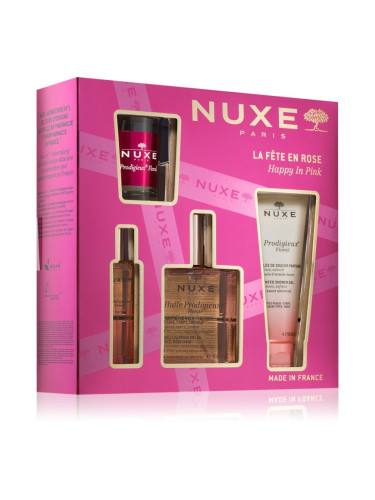 Nuxe Happy In Pink Set подаръчен комплект за лице, тяло и коса за жени