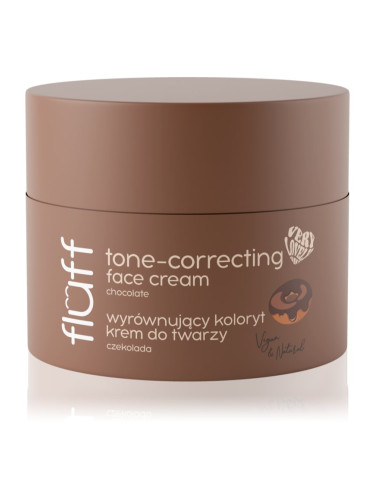 Fluff Chocolate хидратиращ дневен крем за уеднаквяване цвета на кожата 50 мл.