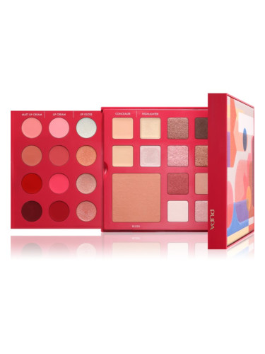 PUPA Milano Pupart M мултифункционална палитра за очи и устни BURGUNDY 18.8 гр.