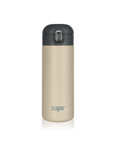Zopa Thermo Bottle термос със сламка Cookie Beige 400 мл.