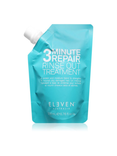 Eleven Australia 3 Minute Repair Rinse Out Treatment възобновяващ балсам За коса резервен пълнител 200 мл.