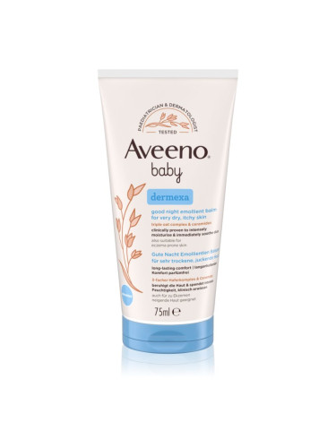 Aveeno Baby Dermexa Емолиентен балсам за лека нощ 75 мл.