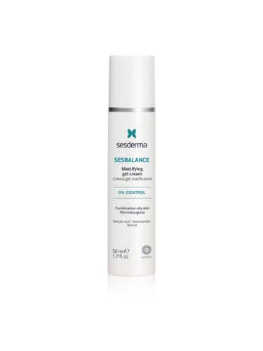 Sesderma Sesbalance Mattifying Gel-Cream матиращ гел- крем със салицилова киселина 50 мл.