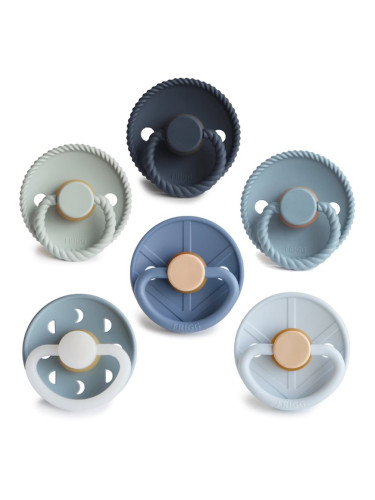 FRIGG Round Latex Endless Sea биберон Size 1 6 бр.