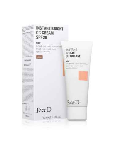 Face D Instant Bright хидратиращ СС крем SPF 20 цвят Caramel 40 мл.