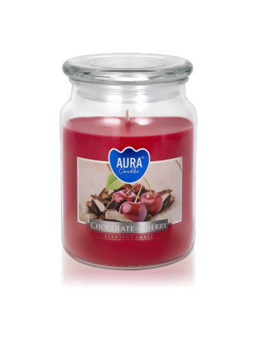 BISPOL Premium Line Chocolate - Cherry ароматна свещ 500 мл.