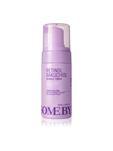 Some By Mi Retinol Bakuchiol Bubble Toner тонер за лице, намаляващ признаците на стареене с успокояващ ефект 100 мл.