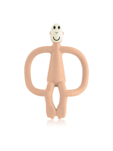 Matchstick Monkey Teething Toy and Gel Applicator гризалка с четка 2 в 1 Peach Salmon 1 бр.
