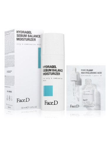 Face D Hydragel Sebum Balance Moisturizer хидратиращ гел-крем за смесена и мазна кожа 50 мл.