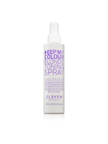 Eleven Australia Keep My Colour Blonde Toning Spray тониращ спрей за топлинно третиране на косата 200 мл.