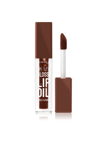 Rimmel Oh My Gloss! Lip Oil масло от нар с хидратиращ ефект цвят 010 Cappuccino Deep 4.5 мл.
