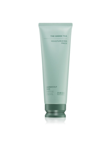AMOS PROFESSIONAL The Green Tea Moisturizing Pack хидратиращ балсам против косопад 250 мл.