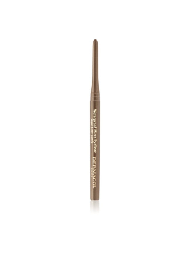 Dermacol Micro Eyeliner Waterproof водоустойчив молив за очи цвят 03 Dark Brown 1 гр.