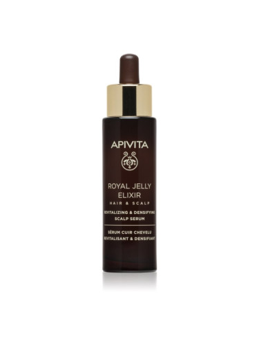 Apivita Royal Jelly Elixir Revitalizing & Densifying Scalp Serum ревитализиращ серум за скалпа 50 мл.