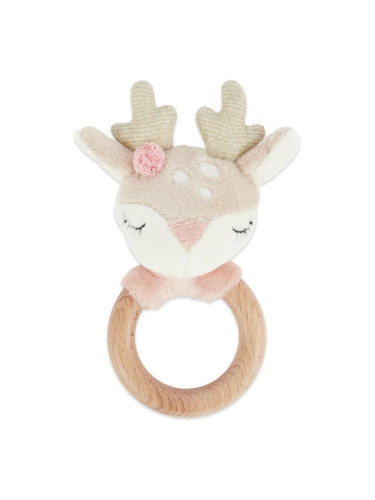 Bieco Grasping Toy with Rattle Fawn Ella играчка с дрънкалка 0 m+ 1 бр.