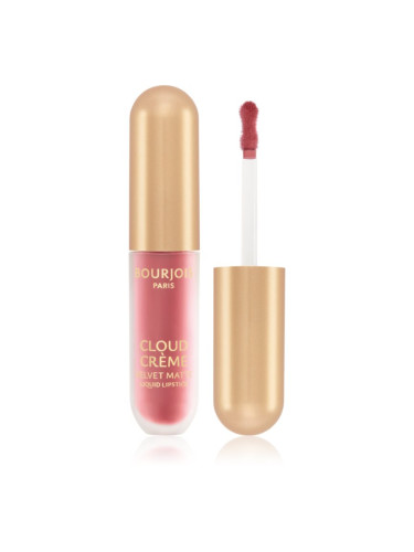 Bourjois Cloud Crème Velvet Matte ултра матиращо течно червило цвят 02 Cafe Crème 3.1 мл.