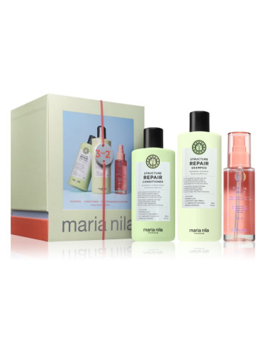 Maria Nila Structure Repair Holiday Box подаръчен комплект за суха и увредена коса