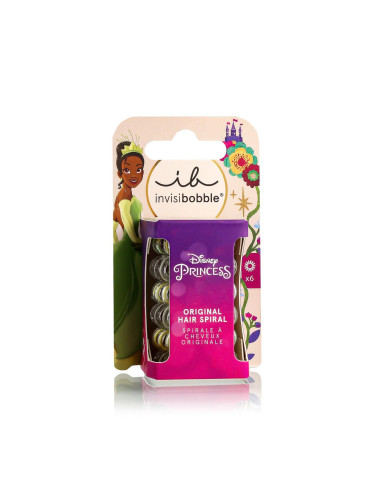 Invisibobble Disney Princess Tiana Ластик за коса за деца Комплект