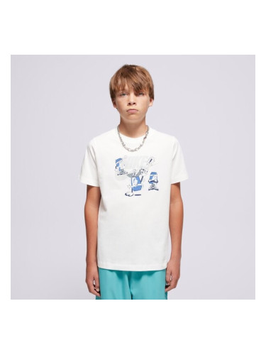 Nike Тениска K Nsw Tee Boxy Break Dance Boy детски Дрехи Тениски HV5214-100 Бял