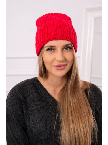 Дамска шапка Rebeka K345 червена