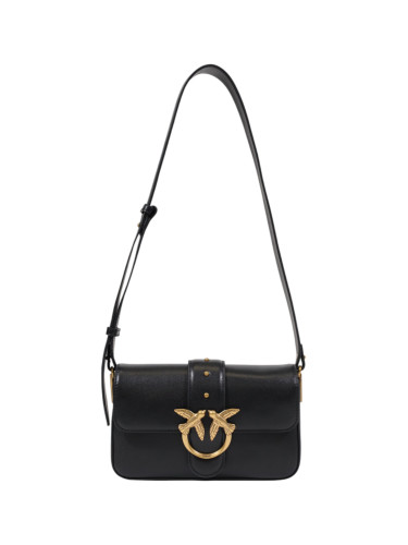 Кожена чанта през рамо Pinko