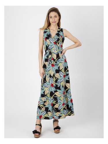 PERSO Woman's Long light women's dress with a floral motif