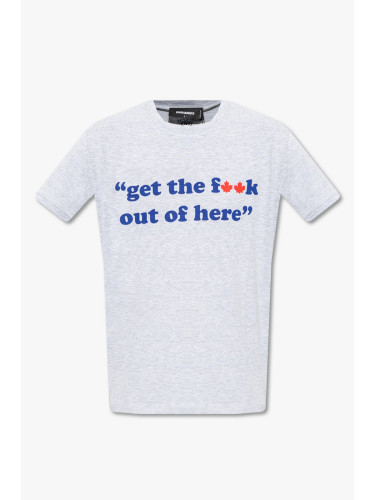 Мъжка тениска с щампа Dsquared