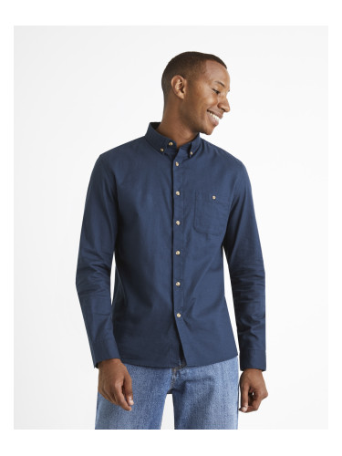 Celio Shirt twill regular Carobone - Mens