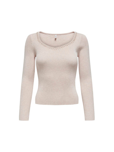 Дамски пуловер с деколте