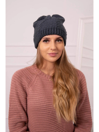 Дамска шапка Lorena K377 графит
