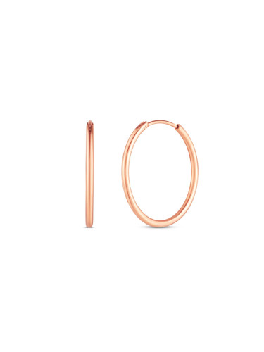 Обеци Yetta от розово злато