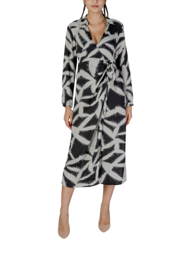 Миди рокля с шарки на Жаклин Де Йонг