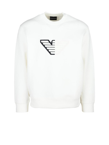 Бял суитшърт Emporio Armani