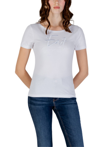 Бяла тениска с къс ръкав EA7