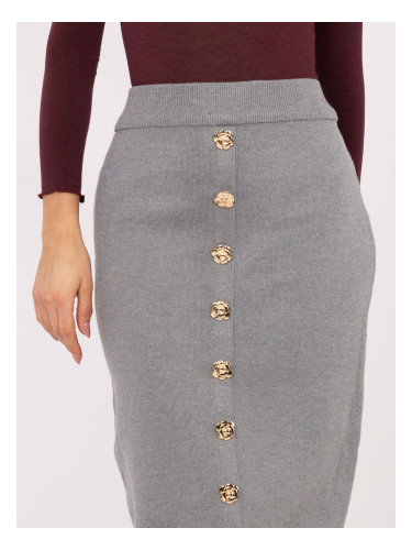 Сива миди пола с копчета