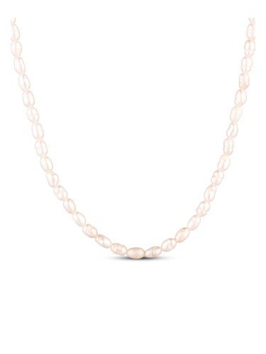 Сребърно колие Мирея с перли