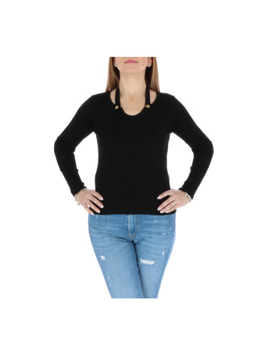 Черен вълнен пуловер Pinko