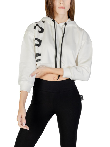 Дамски къс суичър с качулка