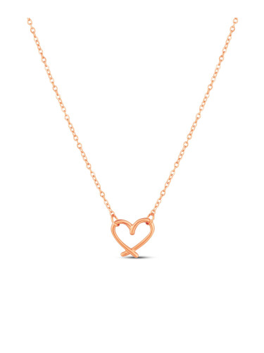 Колие от розово злато Emery