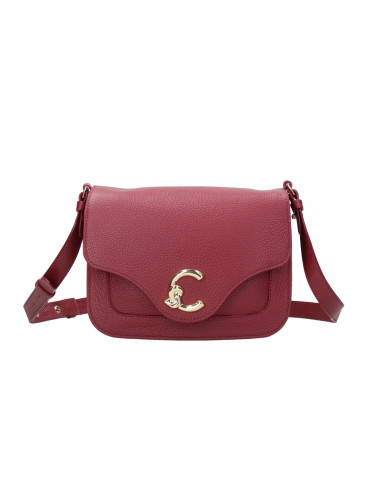 Кожена чанта Coccinelle с регулируема презрамка