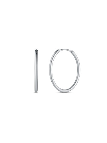 Сребърни обеци Yetta Middle