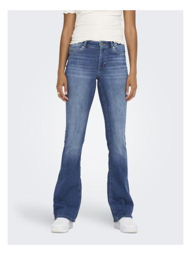 Дамски сини разкроени дънки ONLY Blush