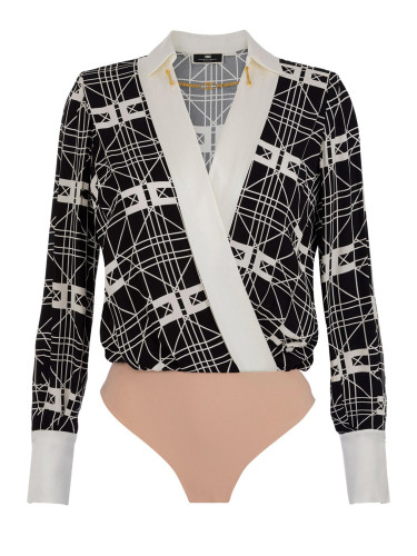 Блуза с щампа Elisabetta Franchi